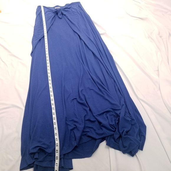 Free People Bianca Maxi Dress Blue Size Small - Picture 7 of 7